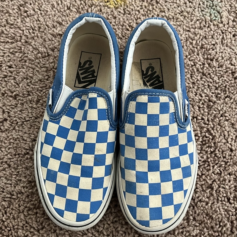 Blue Checker Vans - Picture 2 of 7